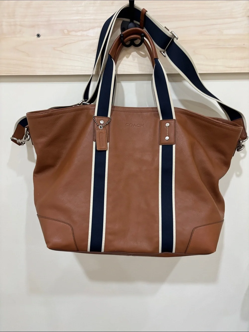 Coach leather duffel